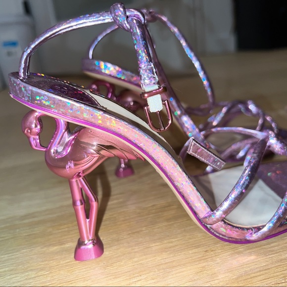Sophia Webster Flo Flamingo Sandal Heels - Picture 6 of 6